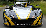 Lotus 2-Eleven. Gama 2008. Imagen. Frontal. Movimiento. Carretera. Biplaza.