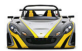 Lotus 2-Eleven. Gama 2008. Imagen. Frontal. Coche parado. Estudio. Biplaza.