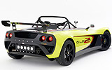 Lotus 2-Eleven. Gama 2008. Imagen. Posterior lateral. Coche parado. Estudio. Monoplaza.
