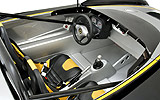 Lotus 2-Eleven. Gama 2008. Imagen. Interior. Salpicadero. Volante. Palanca de cambios. Asientos.