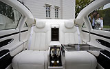 Maybach Landaulet. Modelo 2009. Imagen. Interior. Asientos. Reposabrazos. 