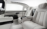 Maybach Landaulet. Modelo 2009. Imagen. Interior. Asientos. Reposabrazos.
