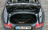 Mazda MX-5. Modelo 2009. Imagen interior. Espacio de carga. Maletero.