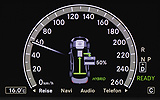 Mercedes-Benz S 400 BlueHYBRID. Modelo 2009. Imagen. Interior. Detalle veloc�metro. Carga la bater�a.