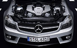 Mercedes-Benz SL 63 AMG. Modelo 2008. Imagen. T&eacute;cnica. Motor del SL 63. 