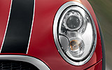 MINI John Cooper Works Cabrio. Modelo 2009. Imagen. Exterior. Detalle faro izquierdo.