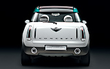 Mini Crossover Concept. Modelo 2009. Imagen. Posterior. Coche parado. Estudio.