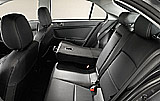 Mitsubishi Lancer Sportback. Modelo 2009. Imagen interior. Asientos posteriores.