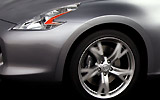 Nissan 370Z. Modelo 2009. Imagen exterior. Detalle. Piloto delantero izquierdo.