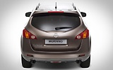 Nissan Murano. Modelo 2009. Imagen. Posterior. Coche parado. Estudio. Marr�n.