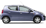 Nissan Pixo. Modelo 2009. Imagen. Exterior. Lateral. Coche parado. Estudio.