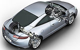 Renault Laguna Coup�. Modelo 2009. Imagen. T�cnica. Motor. Direcci�n. Suspensi�n delantera y trasera.