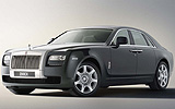 Rolls-Royce 200EX. Prototipo 2009. Imagen exterior. Frontal. Coche parado. Estudio. Gris.