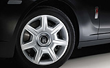Rolls-Royce 200EX. Prototipo 2009. Imagen exterior. Detalle llanta.