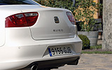 SEAT Exeo. Modelo 2009. Imagen exterior. Detale. Pilotos traseros. Port�n maletero. Salidas de escape.