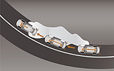 SEAT Exeo. Modelo 2009. Imagen t&eacute;cnica. Sistema tracci&oacute;n total.
