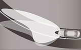 SEAT Exeo. Modelo 2009. Imagen t&eacute;cnica. Sistema de iluminaci&oacute;n activa.