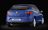 Seat Ibiza. Modelo 2008. Imagen. Carrocer�a SportCoup�. Tres puertas. Posterior- lateral. Est�tico. Estudio. Azul Galia.