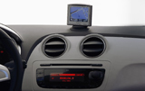 Seat Ibiza. Modelo 2008. Imagen. Interior. Radio CD. MP3. Soporte navegador.