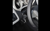 Seat Ibiza. Modelo 2008. Imagen. Interior. Mandos detr�s del volante.