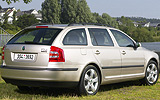 Skoda Octavia. Modelo 2009. Imagen. Combi. Familiar. Lateral posterior. Est�tica.