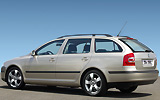 Skoda Octavia. Modelo 2009. Imagen. Combi. Familiar. Lateral posterior. Est�tica.