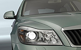 �koda Octavia. Modelo 2009. Carrocer�a Berlina. Imagen. Exterior. Detalle faro derecho.