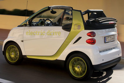 smart fortwo electric drive. Modelo 2010.