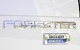 Subaru Forester. Modelo 2008. Imagen. Exterior. Detalle. Anagrama. Boxer Diesel.