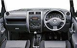 Suzuki Jimny. Modelo 2008. Imagen interior. Salpicadero. Cuadro de mandos.