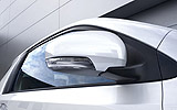 Toyota iQ. Modelo 2009. Imagen. Detalle espejo retrovisor derecho. Intermitente.