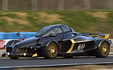Tramontana R. Modelo 2009. Imagen. Exterior. Frontal lateral. Coche en movimiento. Carretera. Negro.