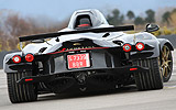 Tramontana R. Modelo 2009. Imagen. Exterior. Posterior. Coche parado. Carretera. Negro.