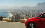 Volkswagen Golf 5p Sport 1.4 TSI 122 CV DSG 7 vel. Modelo 2009. Prueba de larga duraci�n. Imagen. Exterior. Lateral. Vistas playa. Parado. Benidorm.
