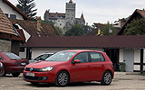 Volkswagen Golf 5p Sport 1.4 TSI 122 CV DSG 7 vel. Modelo 2009. Prueba de larga duraci&oacute;n. Imagen. Castillo de Bran Ruman&iacute;a).