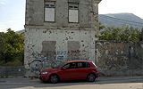 Volkswagen Golf 5p Sport 1.4 TSI 122 CV DSG 7 vel. Modelo 2009. Prueba de larga duraci&oacute;n. Imagen. Mostar (Bosnia).