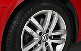 Volkswagen Golf 5p Sport 1.4 TSI 122 CV DSG 7 vel. Modelo 2009. Prueba de larga duraci&oacute;n. Imagen. Interior. Llanta. En estudio despu&eacute;s de 100.000 km
