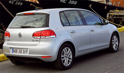Volkswagen Golf. Modelo 2009