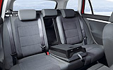 Volkswagen Golf Variant. Gama 2008. Imagen. Interior. Asientos traseros. Apertura hacia el maletero desde apoyabrazos central trasero.