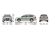 Volkswagen Golf Variant. Gama 2008. Imagen. T�cnica. Medidas. Longitud. Anchura. Altura. Distancia entre ejes.