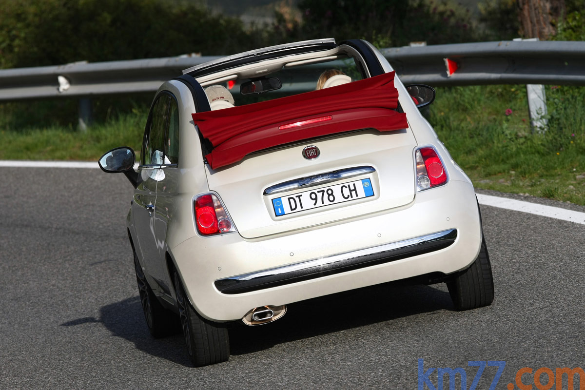 Fiat 500 Gama 500C Gama 500C Descapotable Blanco Bossa Nova Exterior Posterior 2 puertas