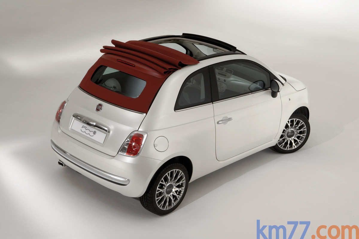 Fiat 500 Gama 500C Gama 500C Descapotable Blanco Bossa Nova Exterior Posterior-Lateral 2 puertas
