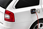 Skoda Octavia Green E Line prototipo Turismo Exterior Toma de recarga 5 puertas