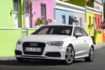 Audi A3 Gama A3 S line Turismo Blanco glaciar metalizado Exterior Frontal-Lateral 3 puertas