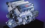 Motor W16 con 1.001 CV