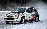 Carlos Sainz en el Rally de Suecia
