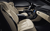 Maybach 57 S. Modelo 2006. Imagen interior. Salpicadero. Consola central. Asientos. Piel beige.