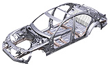 Maybach 57 S. Modelo 2006. Imagen t�cnica. Chasis. Estructura de la carrocer�a.