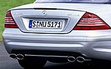 Cuatro salidas de escape en el CL 55 AMG