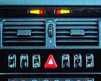 Indicadores luminosos del "Parktronic"